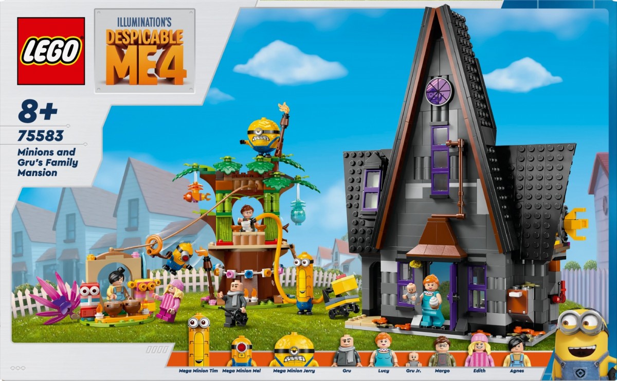 Minionai - gru ir minionų šeimos rezidencija, lego