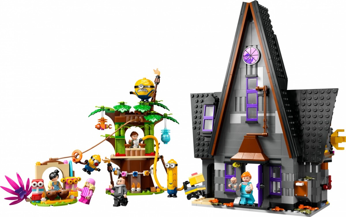 Minionai - gru ir minionų šeimos rezidencija, lego