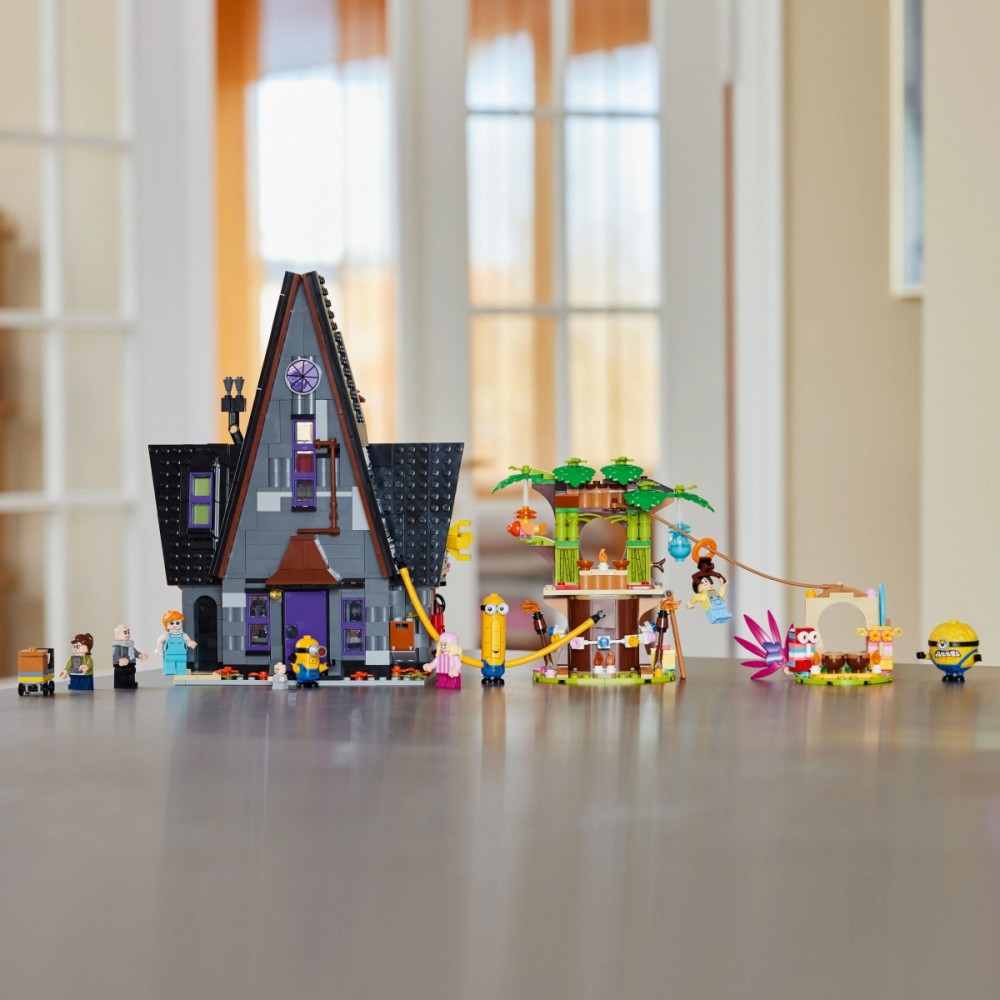 Minionai - gru ir minionų šeimos rezidencija, lego