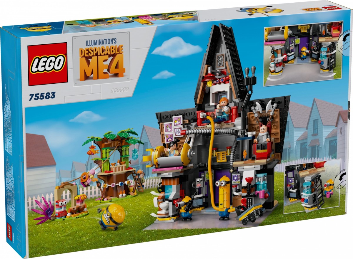 Minionai - gru ir minionų šeimos rezidencija, lego