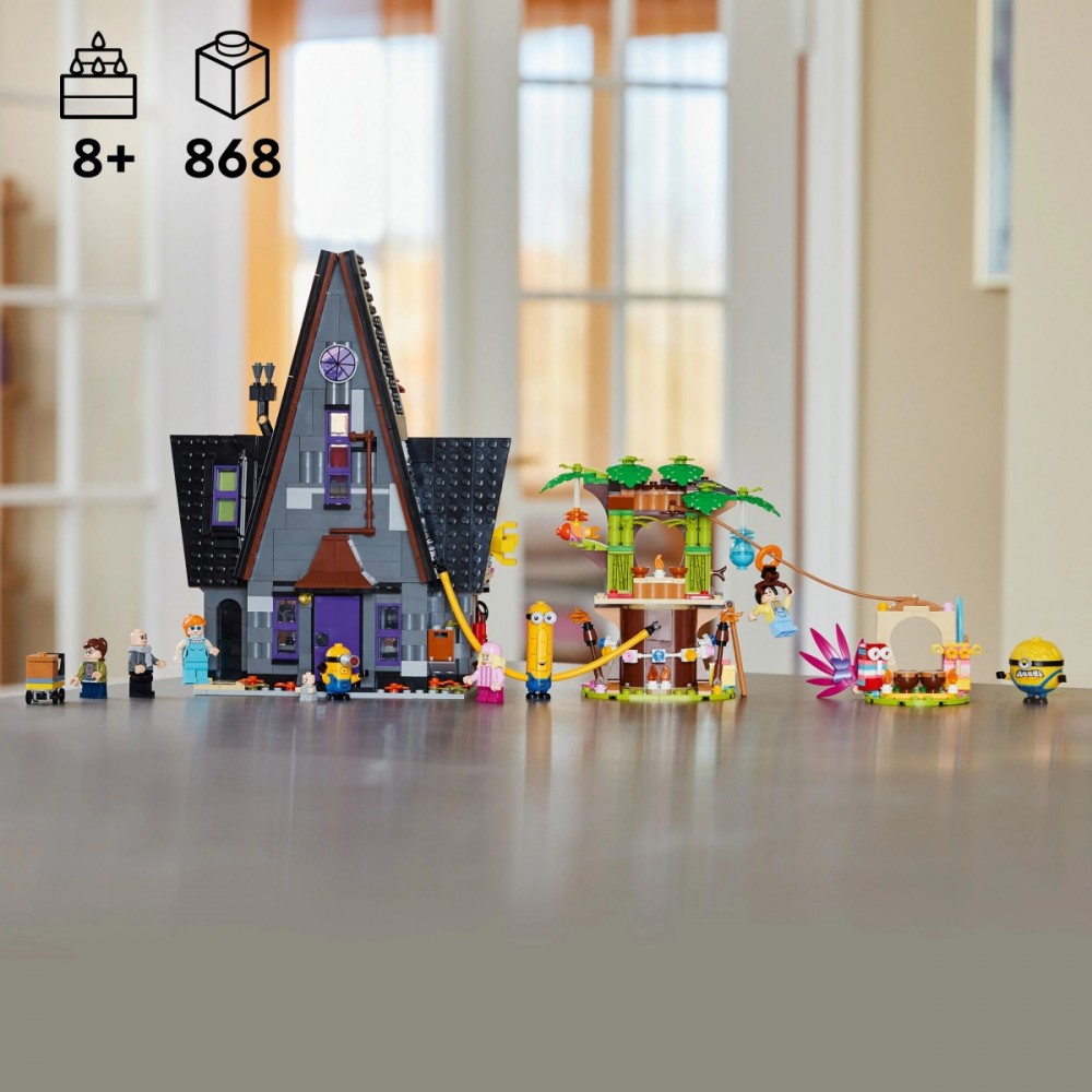 Minionai - gru ir minionų šeimos rezidencija, lego