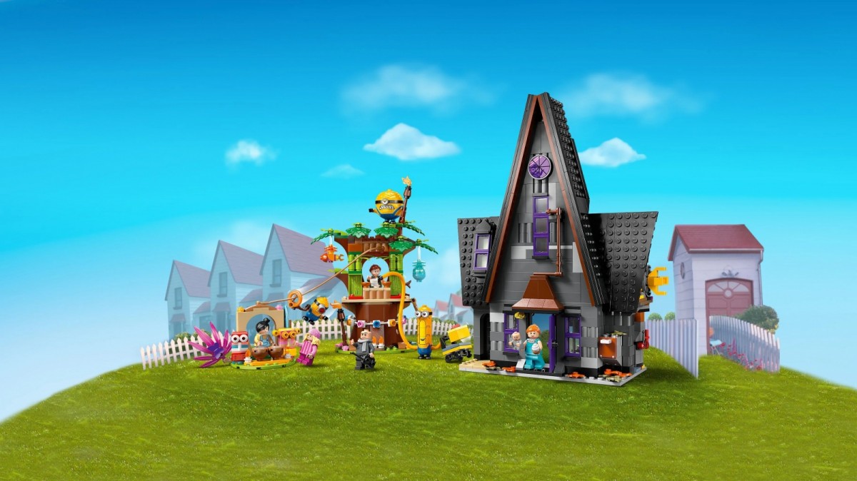 Minionai - gru ir minionų šeimos rezidencija, lego