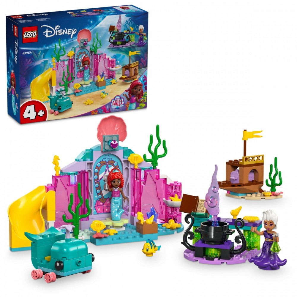 43254 lego® disney arielės krištolinis urvas