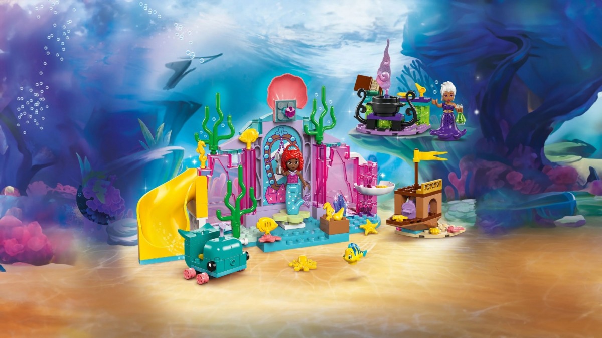 43254 lego® disney arielės krištolinis urvas