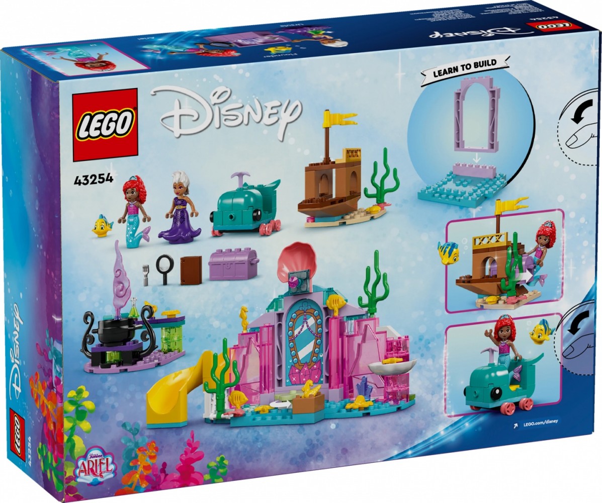 43254 lego® disney arielės krištolinis urvas