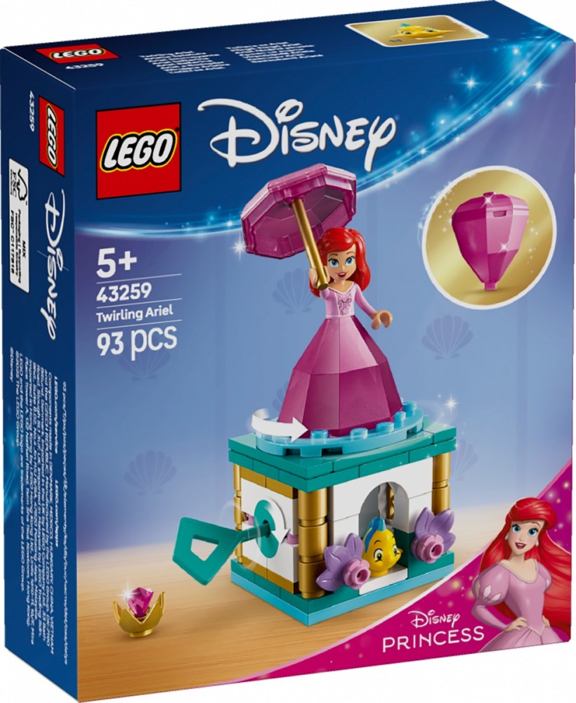 Konstruktorius lego disney arielės suktukas