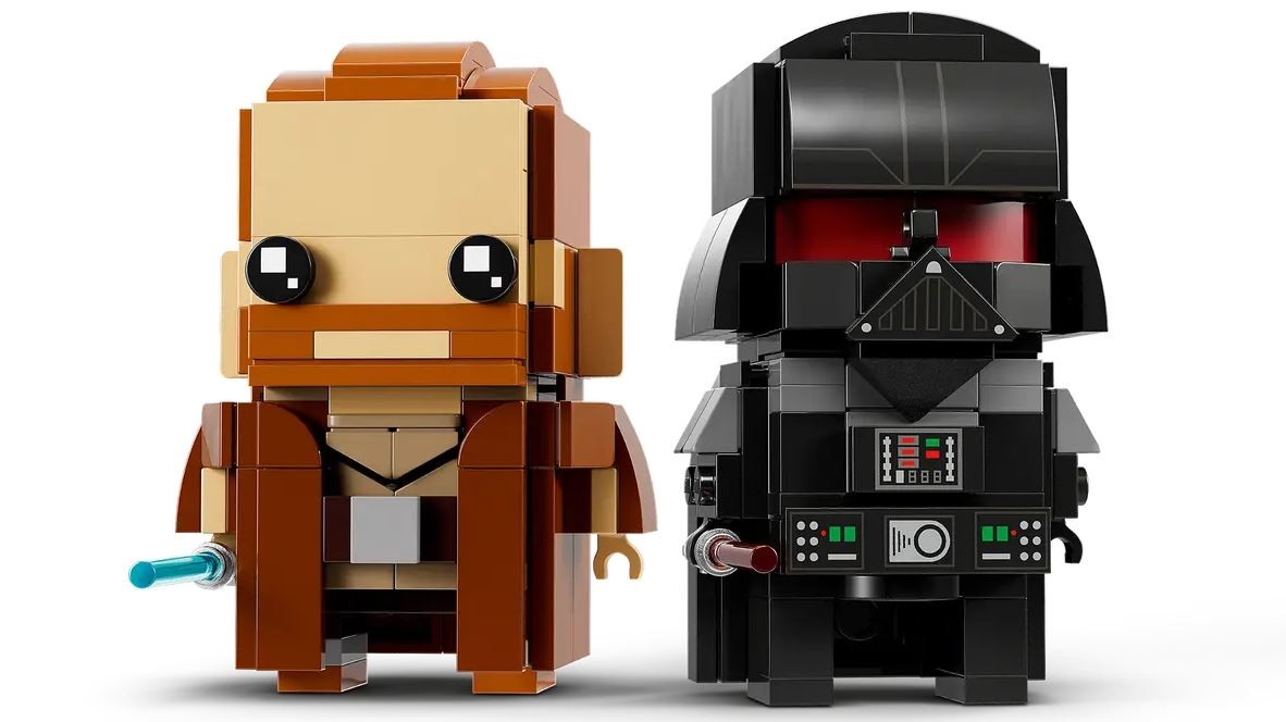 40547 lego® brickheadz obi-wan kenobi and darth vader