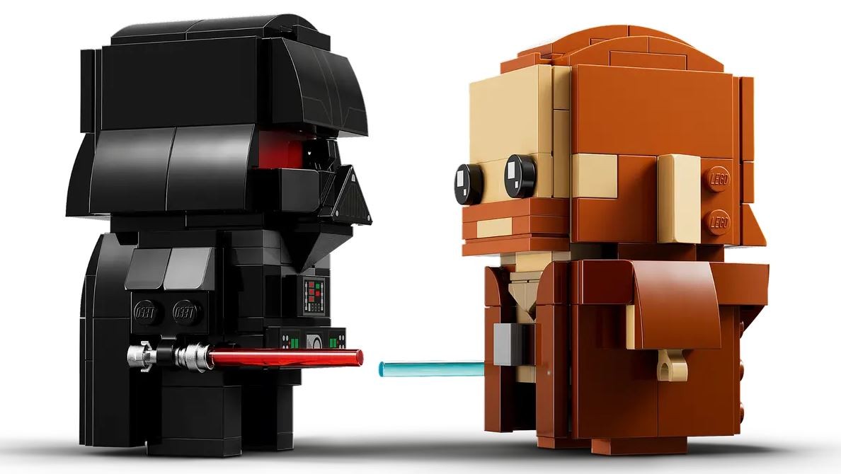 40547 lego® brickheadz obi-wan kenobi and darth vader