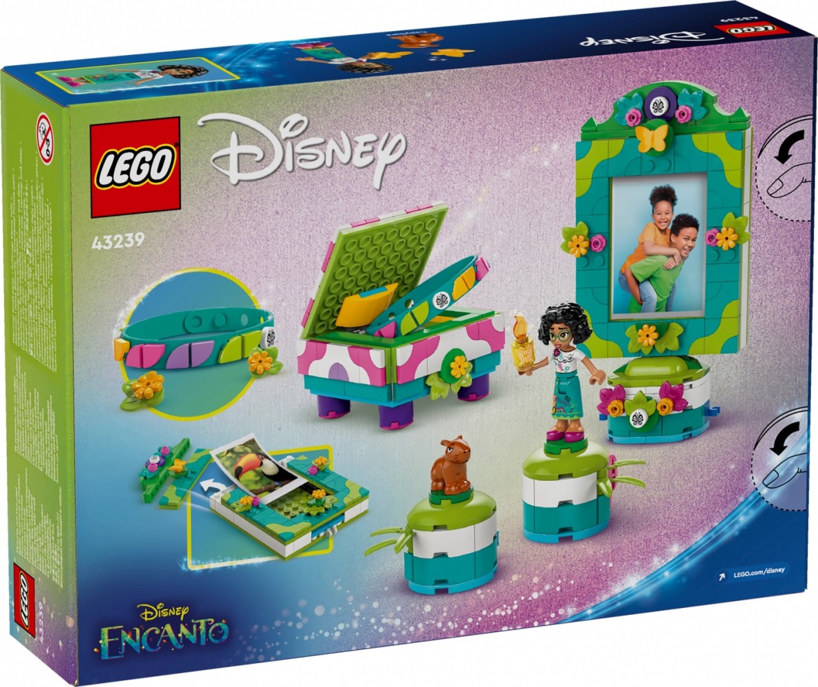 43239 lego® disney classic mirabelės nuotraukų rėmelis ir papuošalų dėžutė
