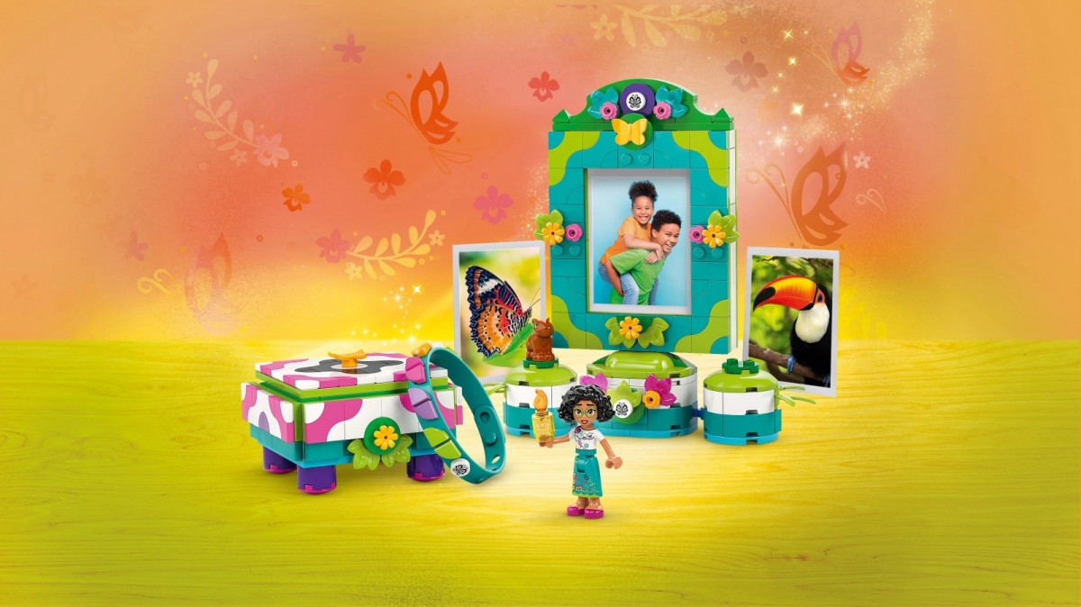 43239 lego® disney classic mirabelės nuotraukų rėmelis ir papuošalų dėžutė