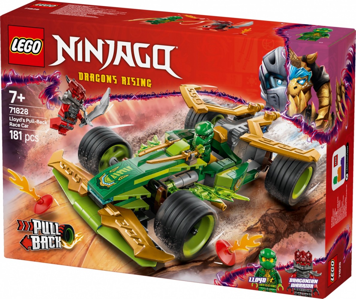 Lenktyninis automobilis su atgaliniu mechanizmu lego® ninjago lloydo