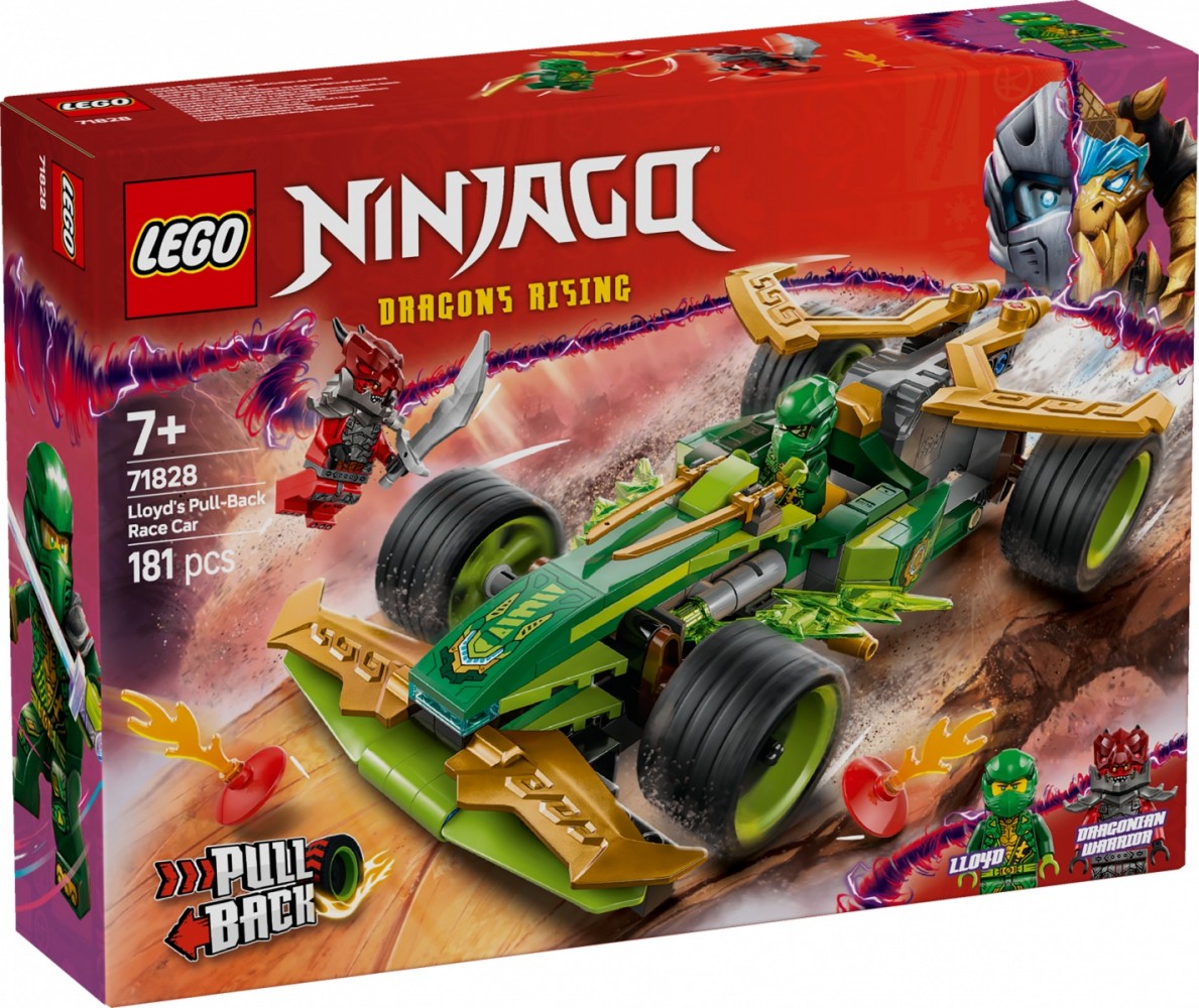 Lenktyninis automobilis su atgaliniu mechanizmu lego® ninjago lloydo