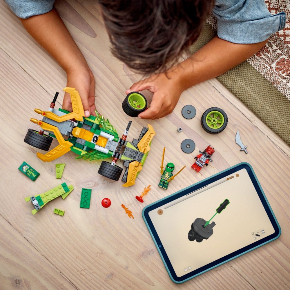 Lenktyninis automobilis su atgaliniu mechanizmu lego® ninjago lloydo