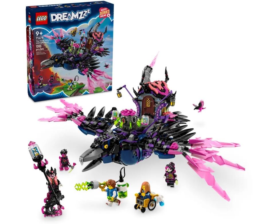 71478 lego® dreamzzz niekados raganos vidurnakčio juodvarnis