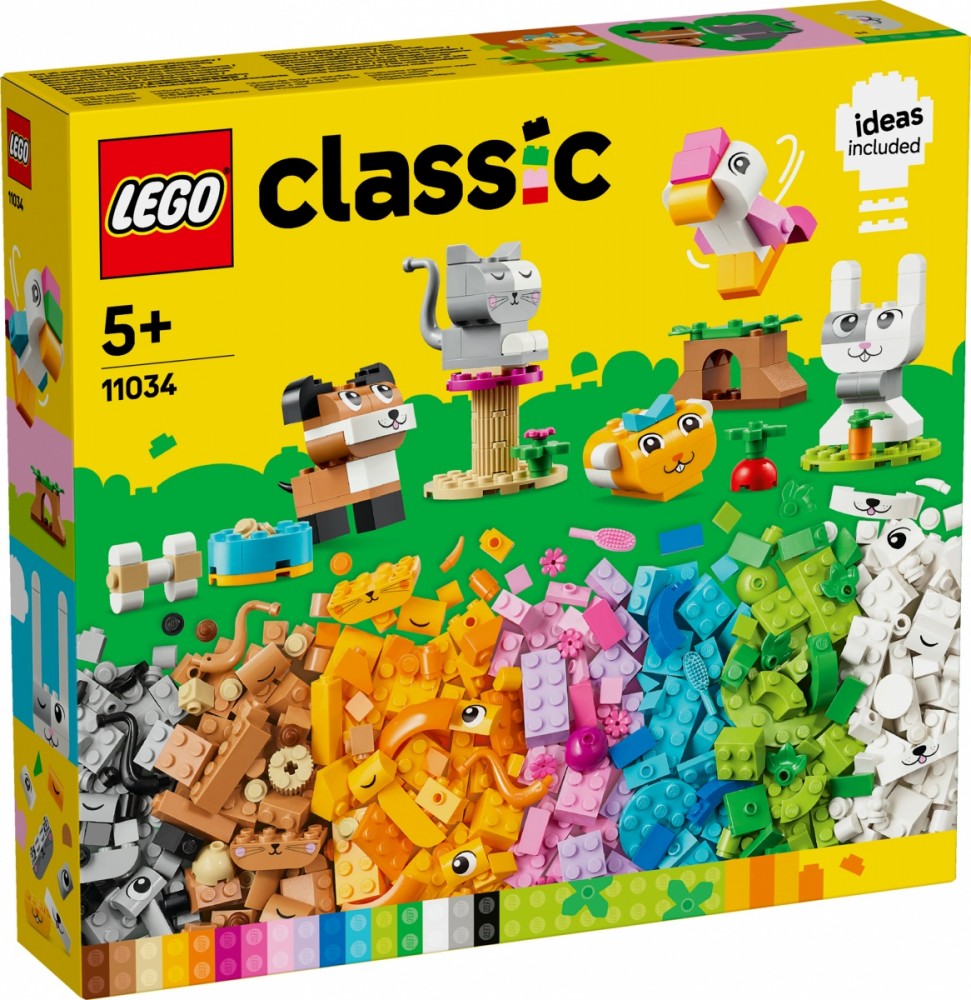 11034 lego® classic kūrybiniai augintiniai