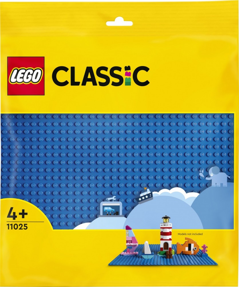 Mėlyna konstrukcinė plokštė lego classic