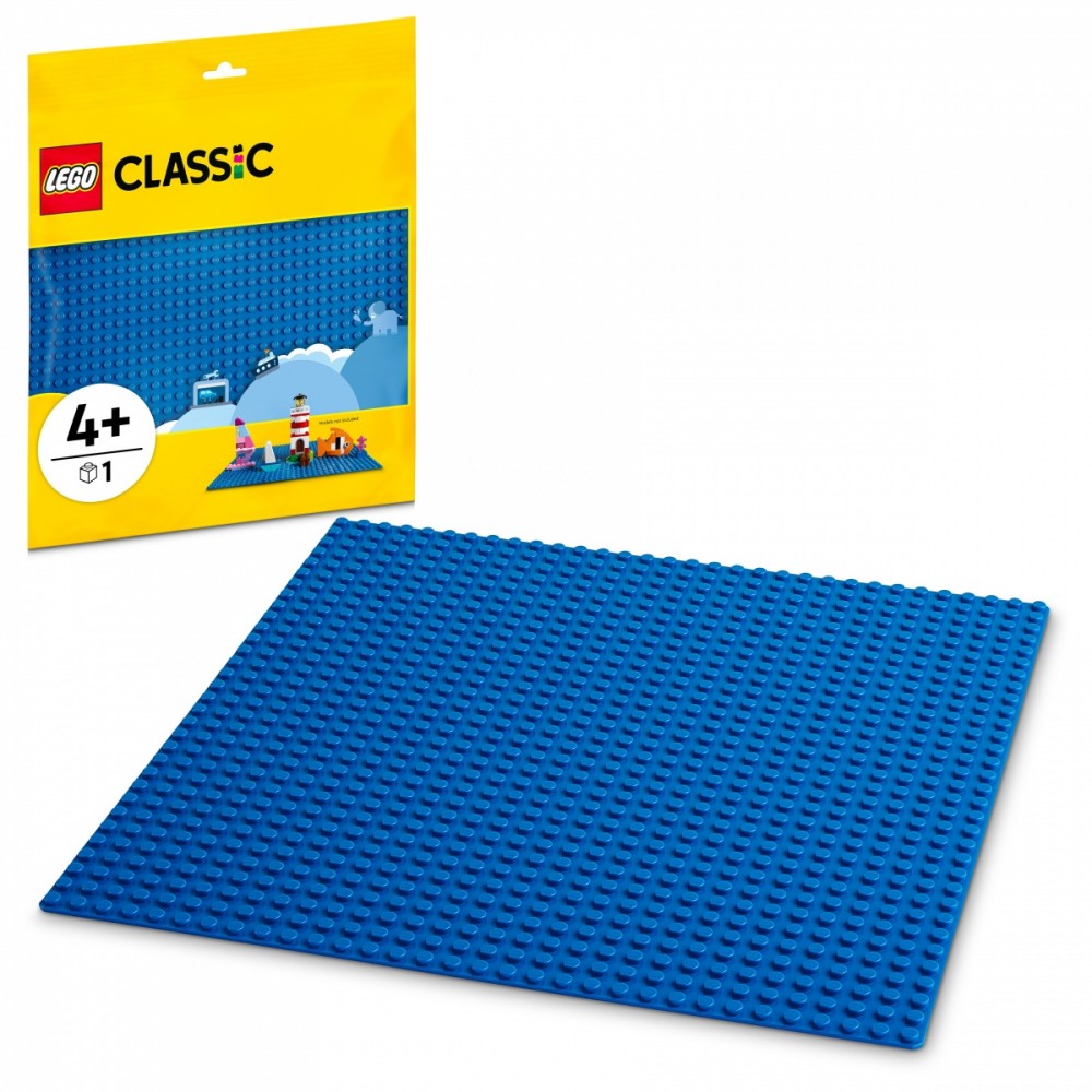 Mėlyna konstrukcinė plokštė lego classic