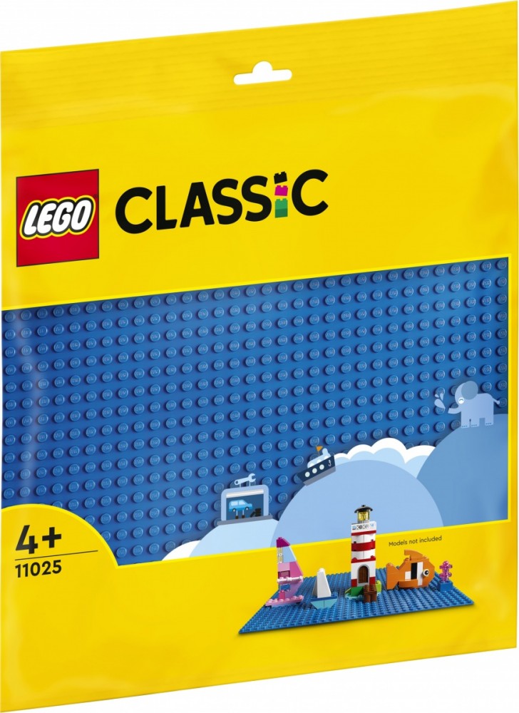 Mėlyna konstrukcinė plokštė lego classic