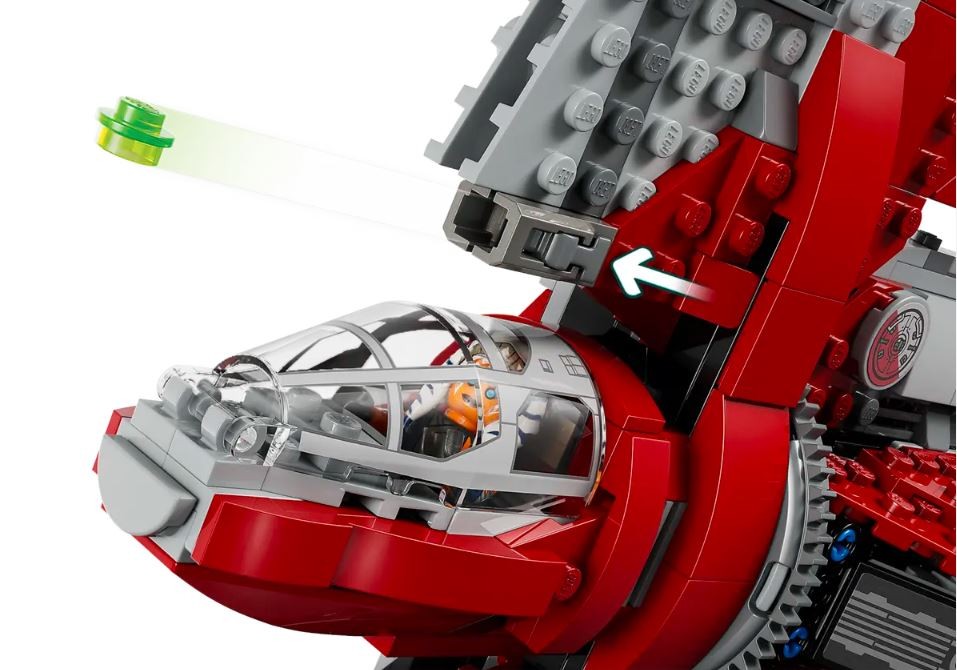 Kosminis laivas star wars jedi t-6 ahsoka tano, lego spalvotas