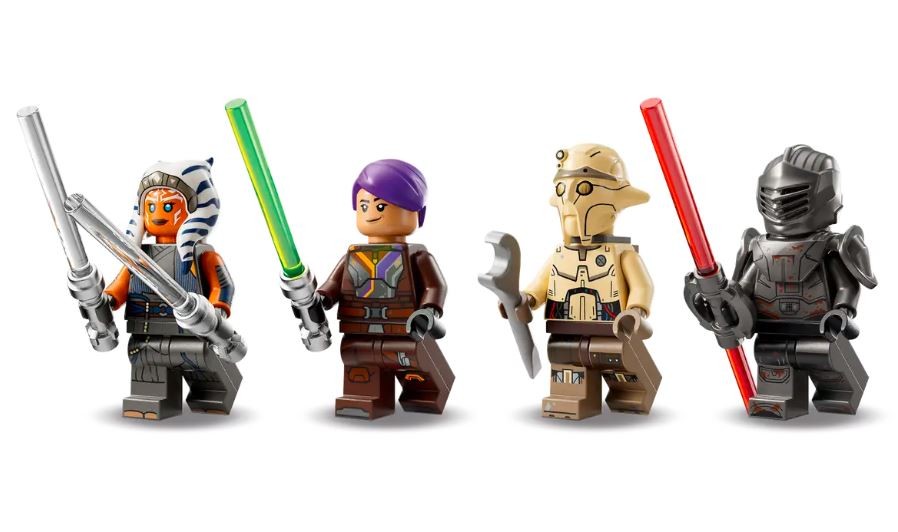 Kosminis laivas star wars jedi t-6 ahsoka tano, lego spalvotas