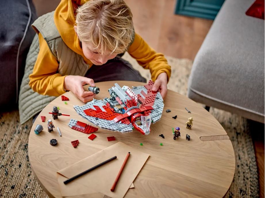 Kosminis laivas star wars jedi t-6 ahsoka tano, lego spalvotas