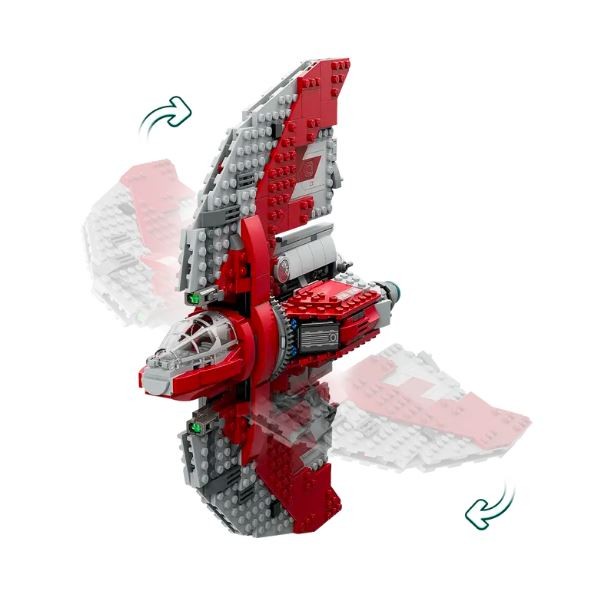 Kosminis laivas star wars jedi t-6 ahsoka tano, lego spalvotas