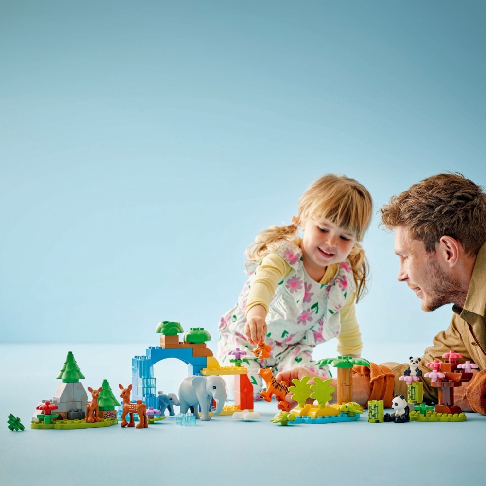 Laukinių gyvūnų šeimos 3 viename lego® duplo®