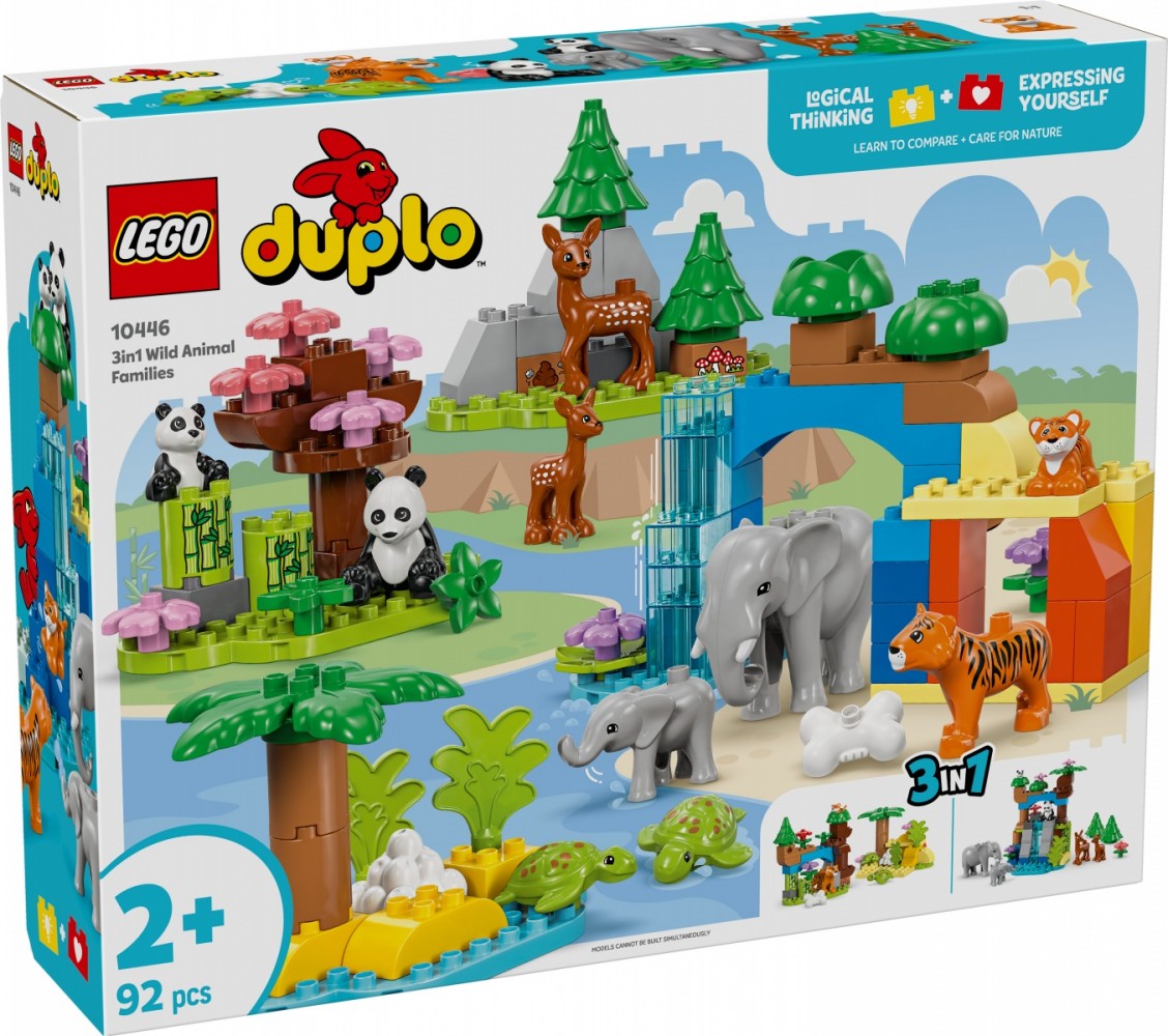 Laukinių gyvūnų šeimos 3 viename lego® duplo®