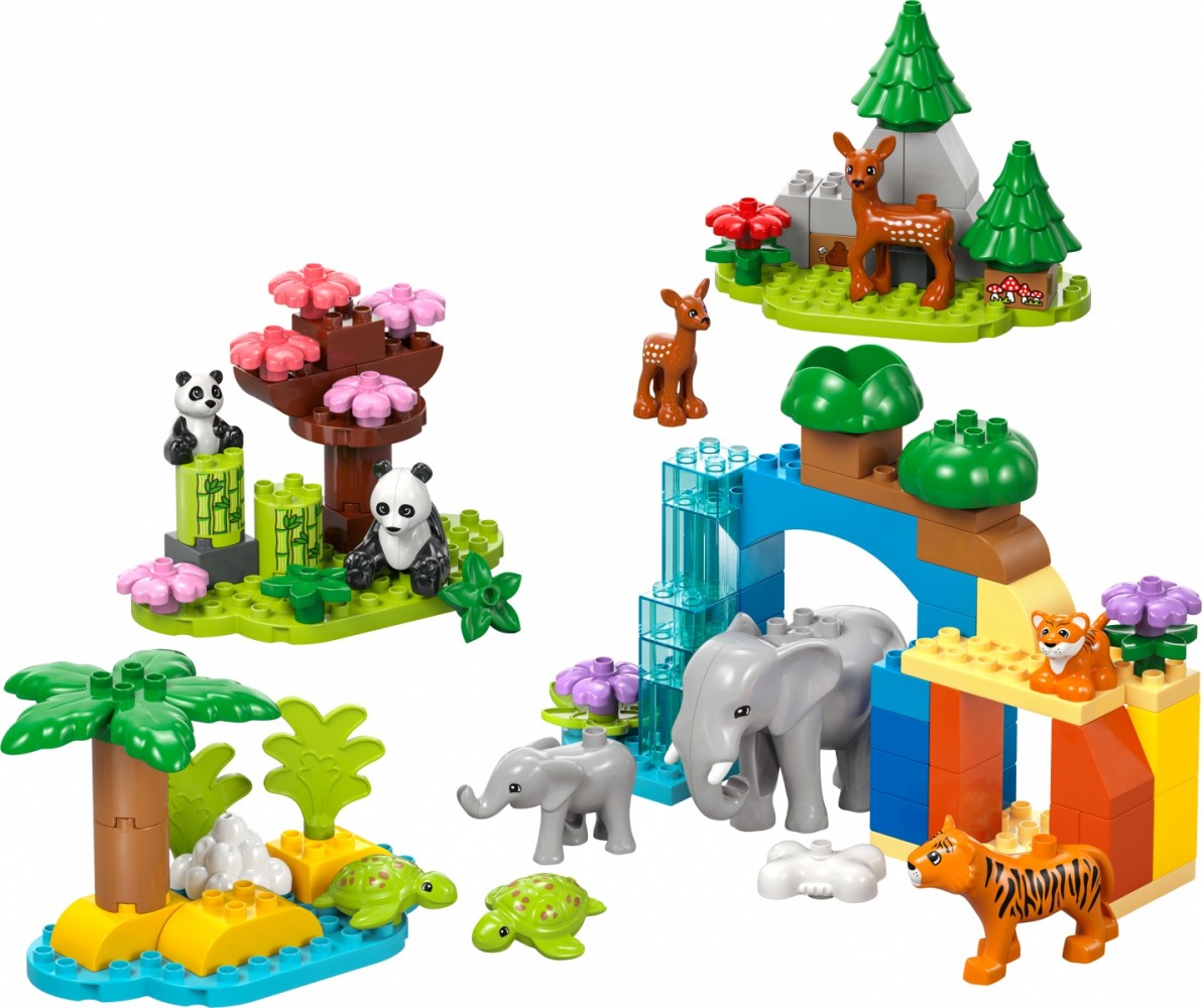 Laukinių gyvūnų šeimos 3 viename lego® duplo®