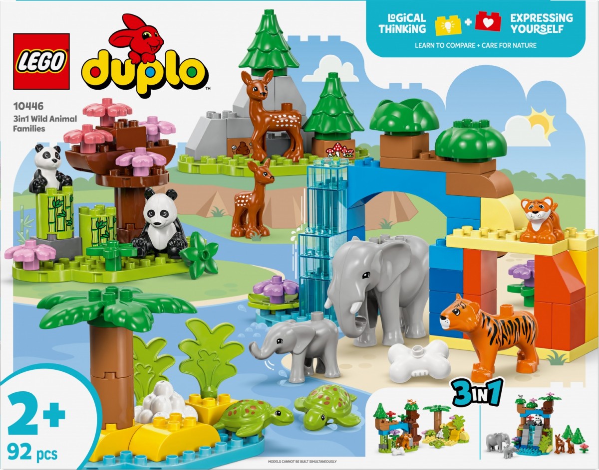 Laukinių gyvūnų šeimos 3 viename lego® duplo®