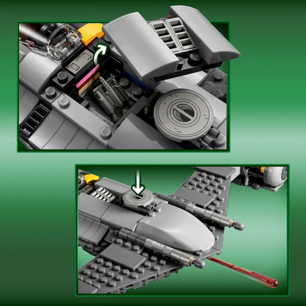 75325 lego® star wars mandalorian erdvėlaivis n-1