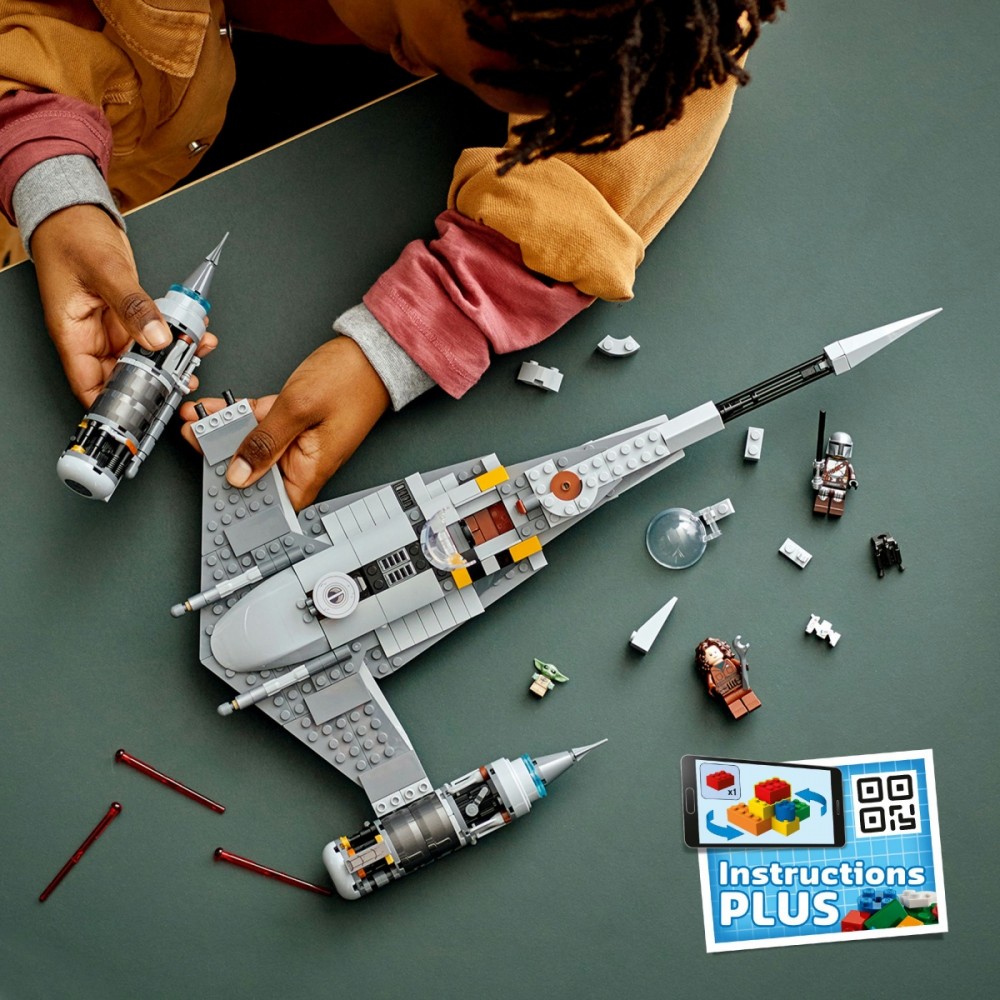 75325 lego® star wars mandalorian erdvėlaivis n-1
