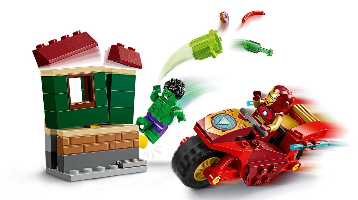 76287 lego® marvel geležinis žmogus su motociklu ir halkas, 68 d.