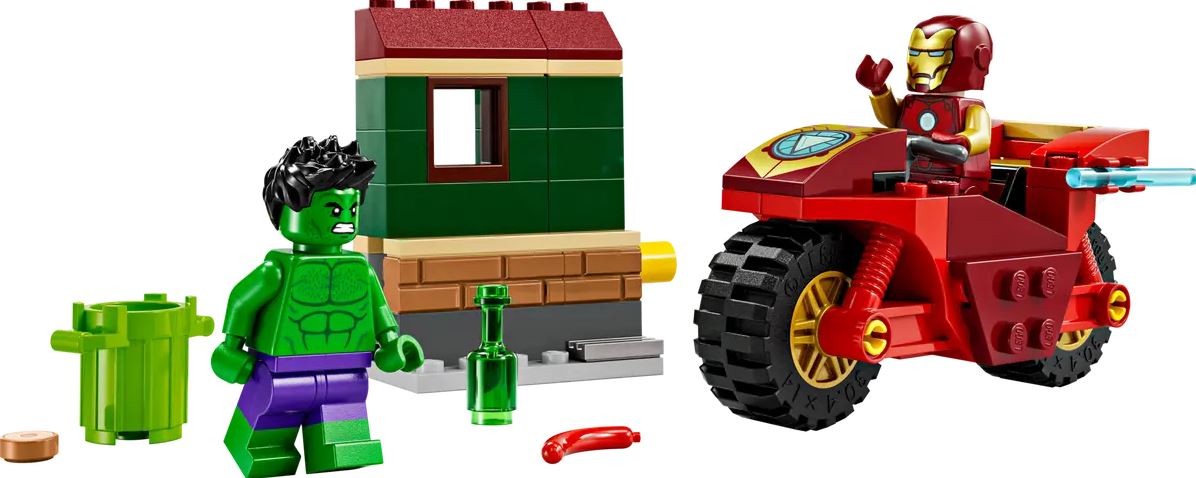 76287 lego® marvel geležinis žmogus su motociklu ir halkas, 68 d.