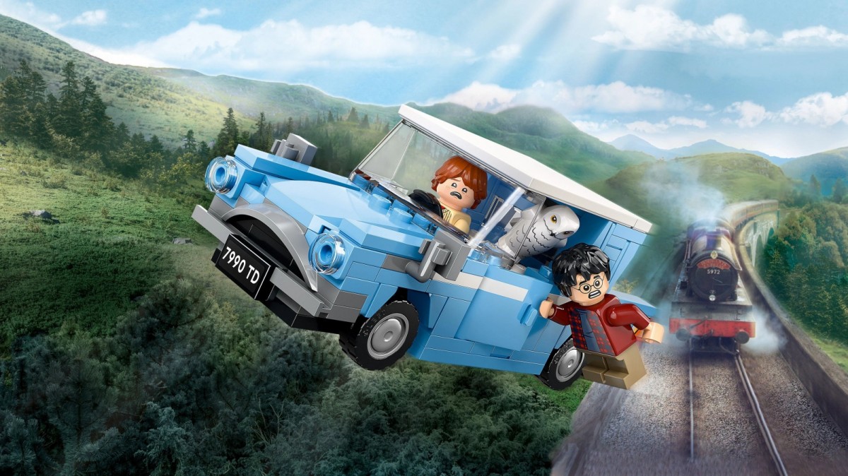 Harry potter - skraidantis ford anglia, lego