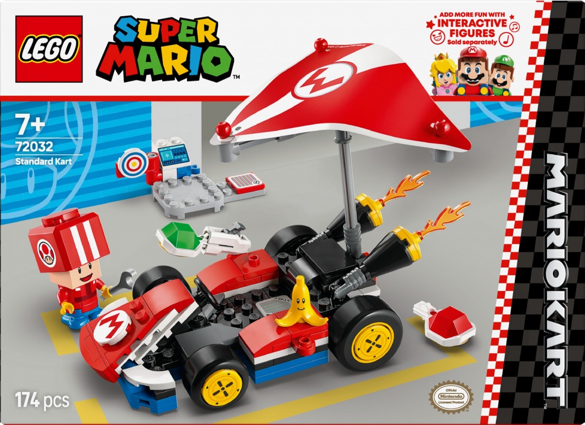 Standartinis kartingas lego super mario mario kart