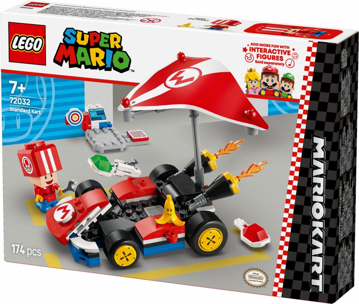 Standartinis kartingas lego super mario mario kart