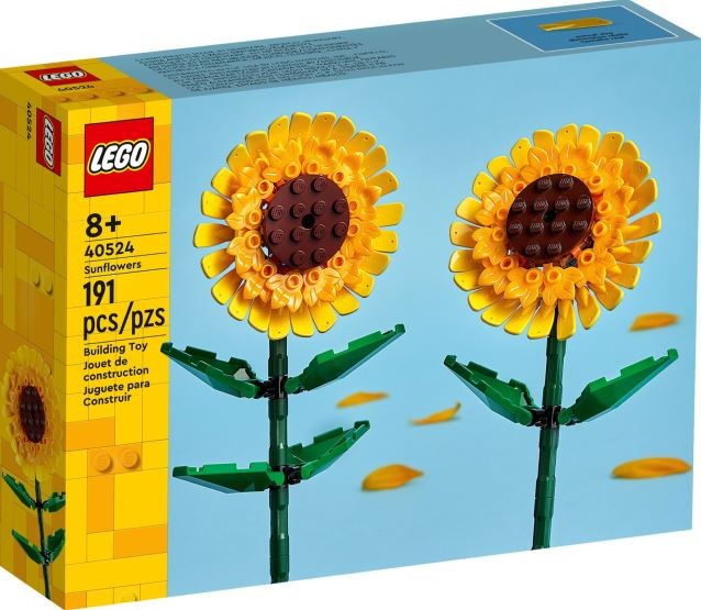 Saulėgrąžos, lego, geltonos