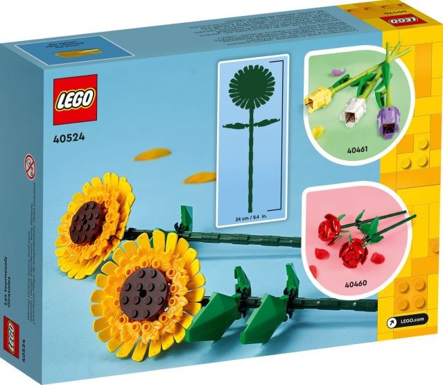 Saulėgrąžos, lego, geltonos