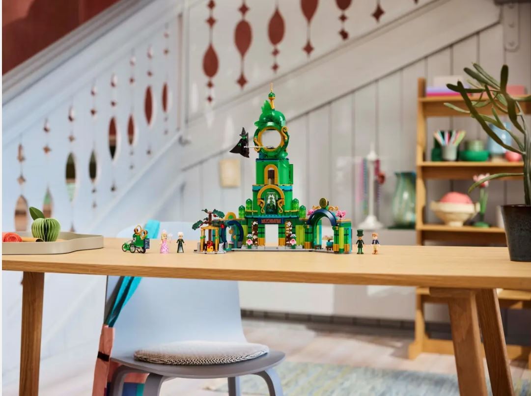 Lego wicked, sveiki atvykę į smaragdo miestą