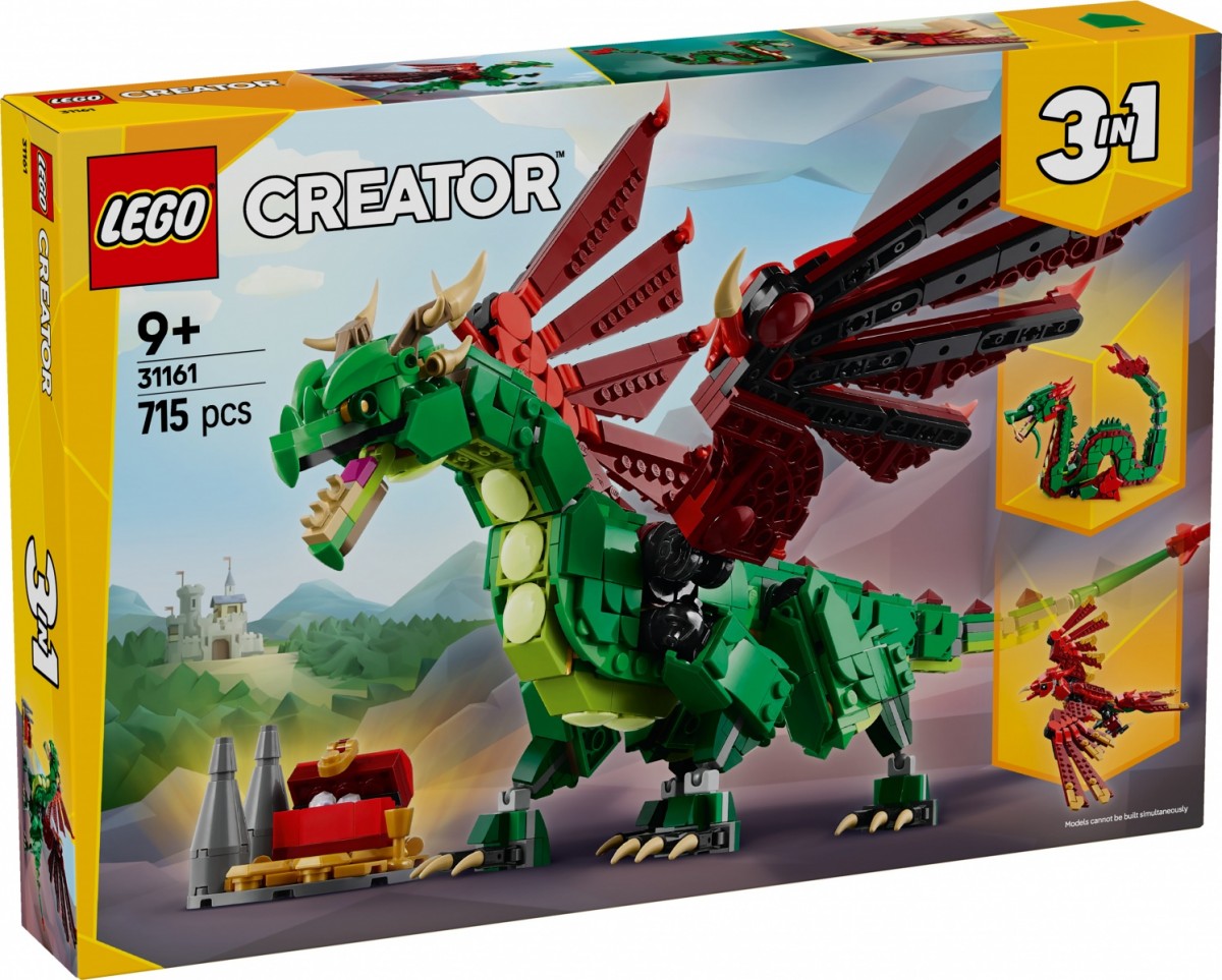 Konstruktorius lego® creator viduramžių drakonas