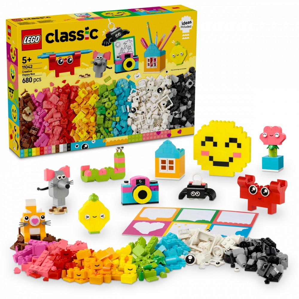 Konstruktorius lego® classic, kūrybinė laimės dėžutė