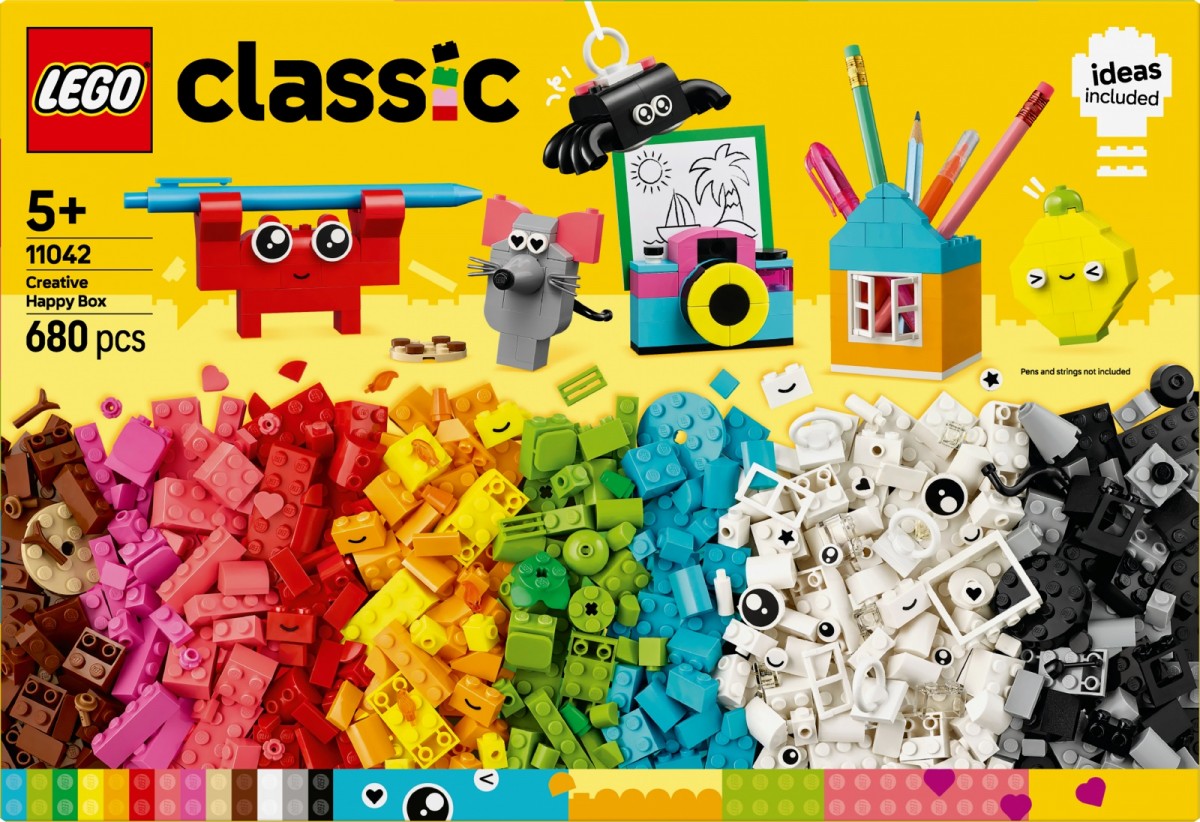 Konstruktorius lego® classic, kūrybinė laimės dėžutė