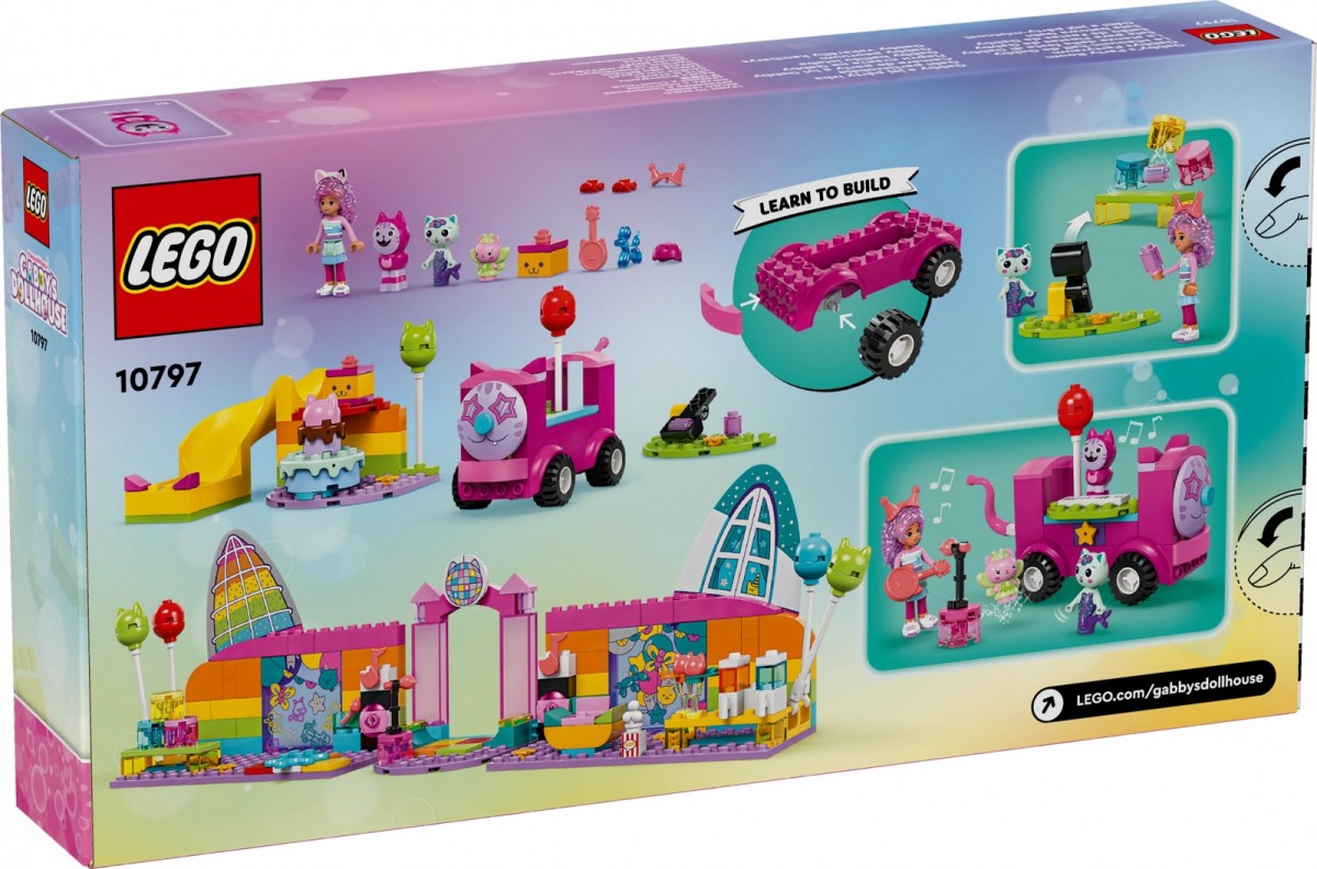 10797 lego® gabby's dollhouse gabby vakarėlių kambarys