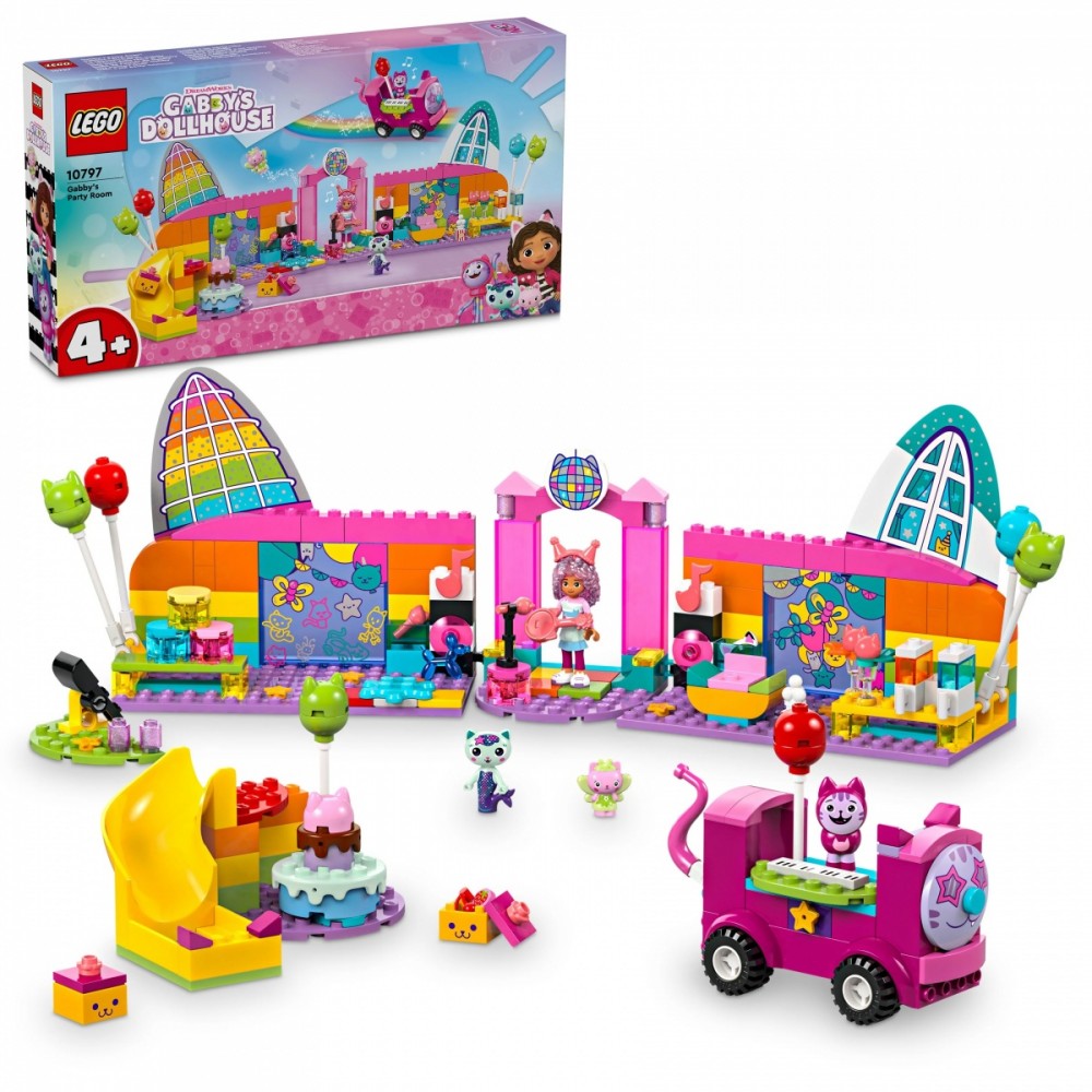10797 lego® gabby's dollhouse gabby vakarėlių kambarys
