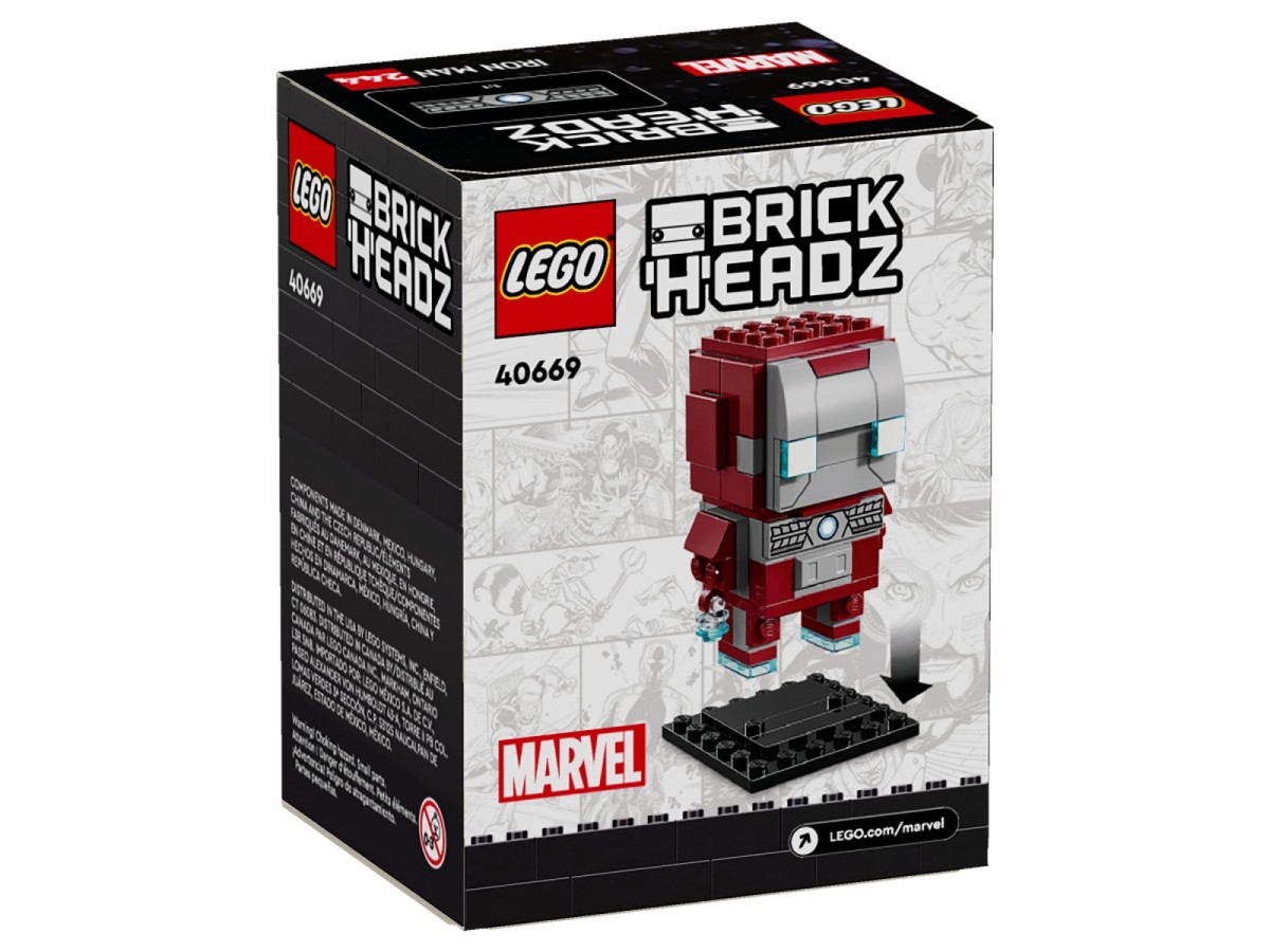 40669 lego® marvel geležinio žmogaus mk5 figūrėlė