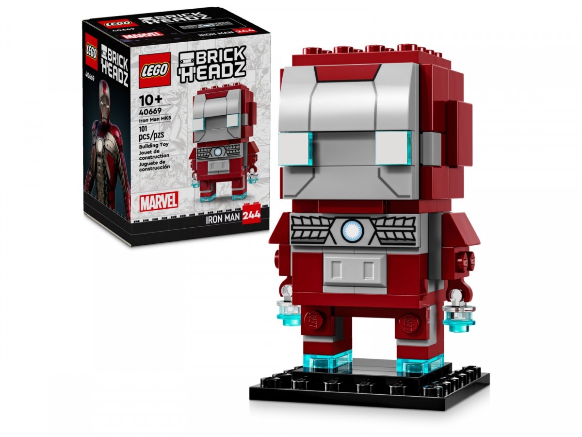 40669 lego® marvel geležinio žmogaus mk5 figūrėlė