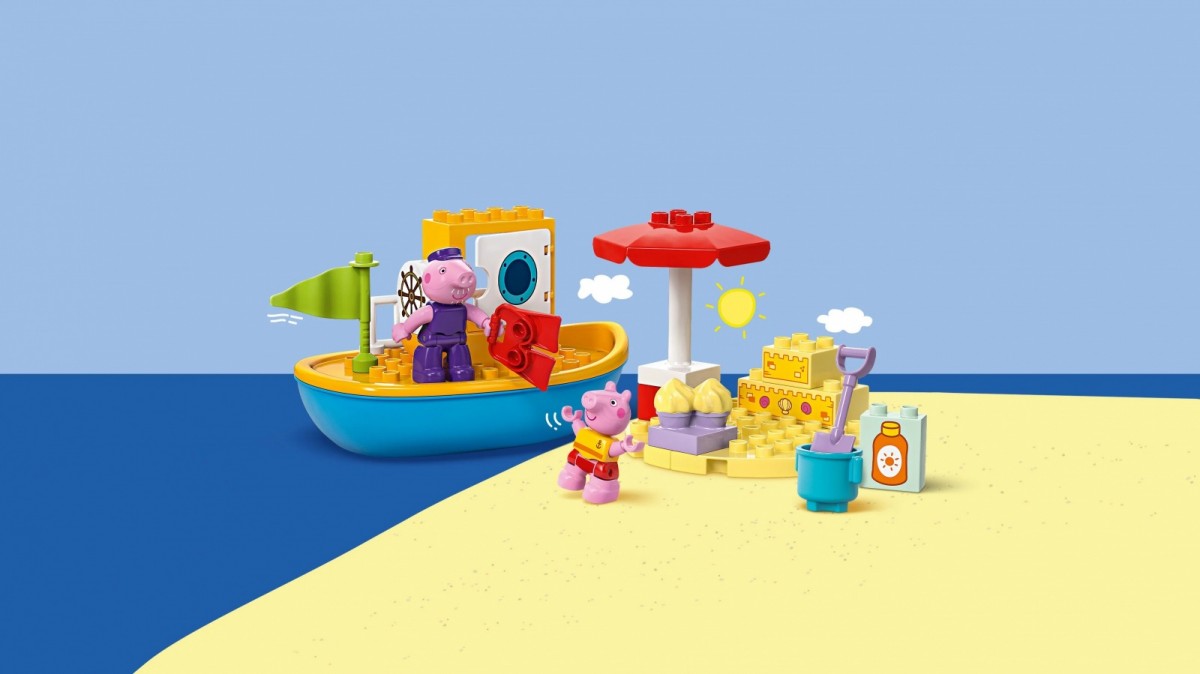 10432 lego® duplo kiaulytės pepos kelionė laivu