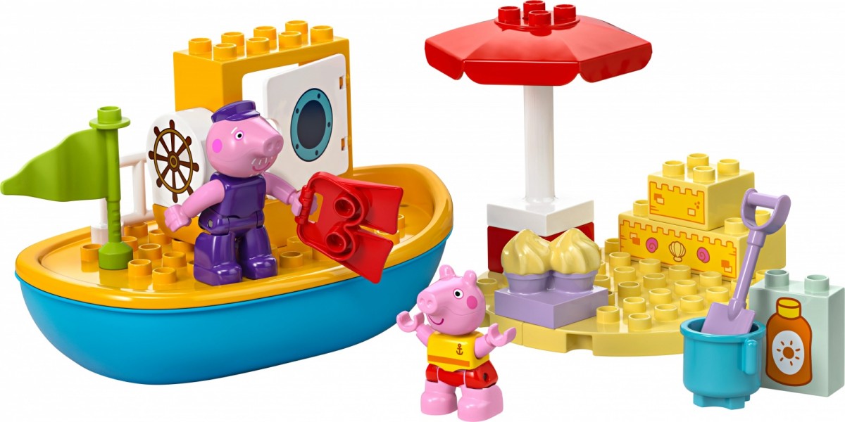 10432 lego® duplo kiaulytės pepos kelionė laivu