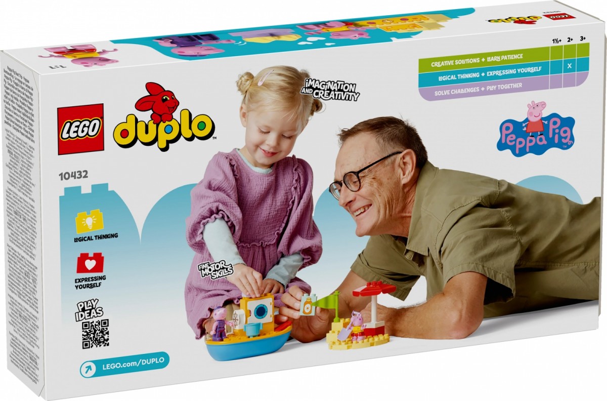 10432 lego® duplo kiaulytės pepos kelionė laivu